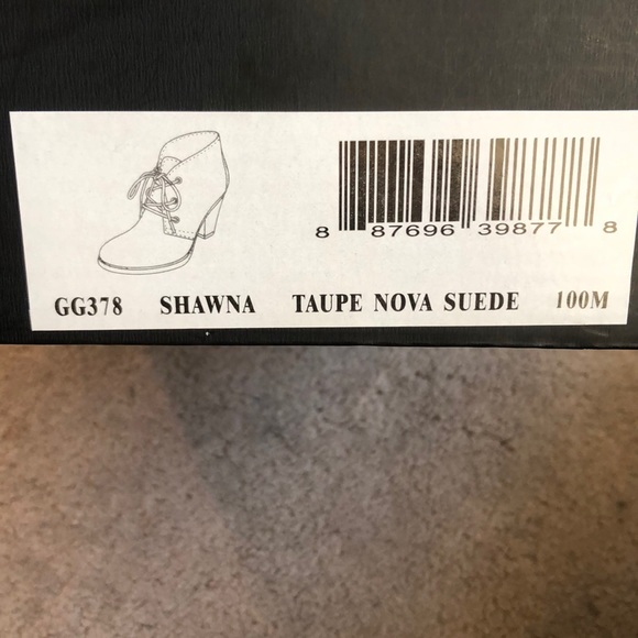 Suede Laced-Up Bootie - Picture 8 of 8